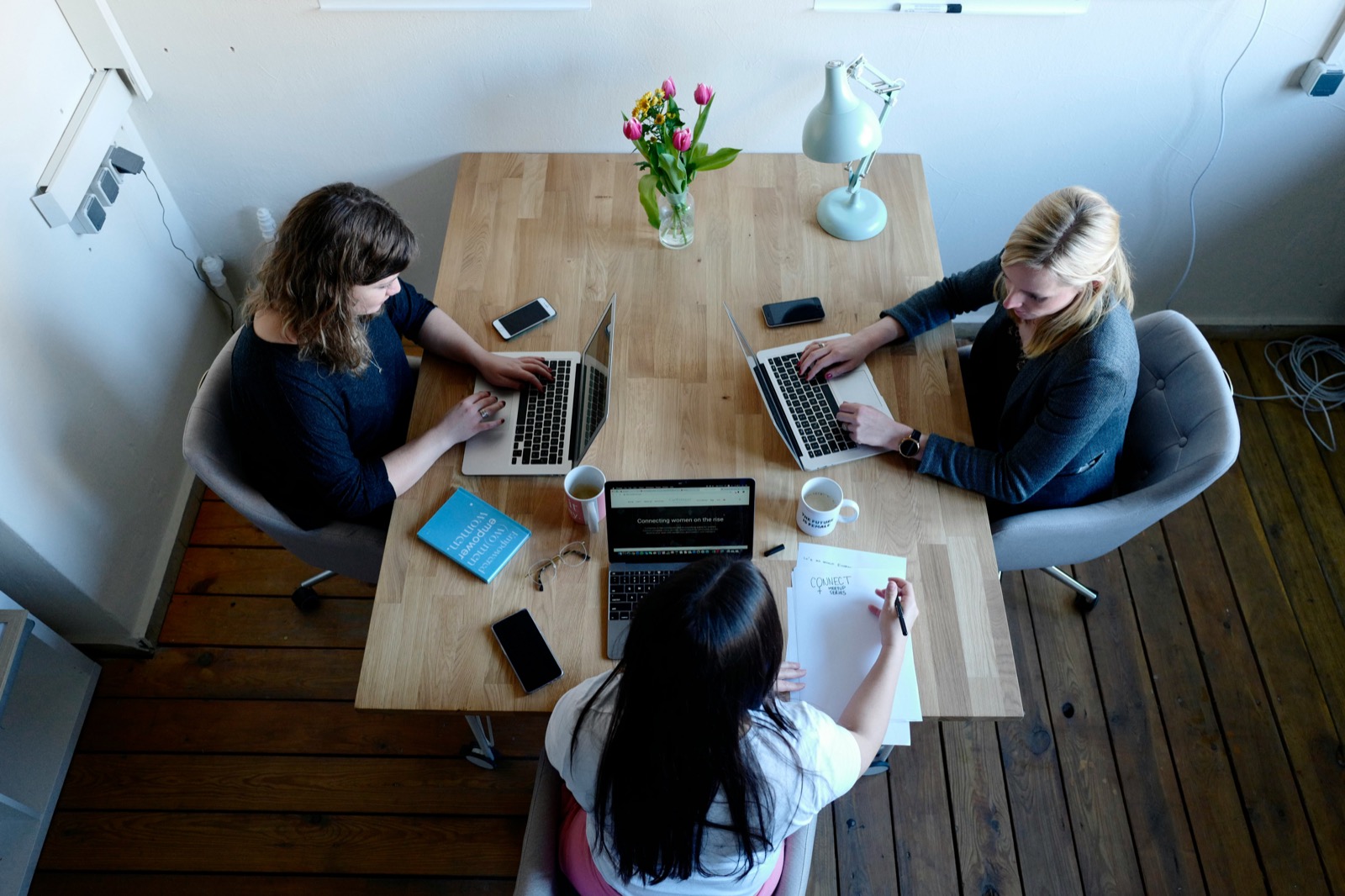 collaboration au bureau